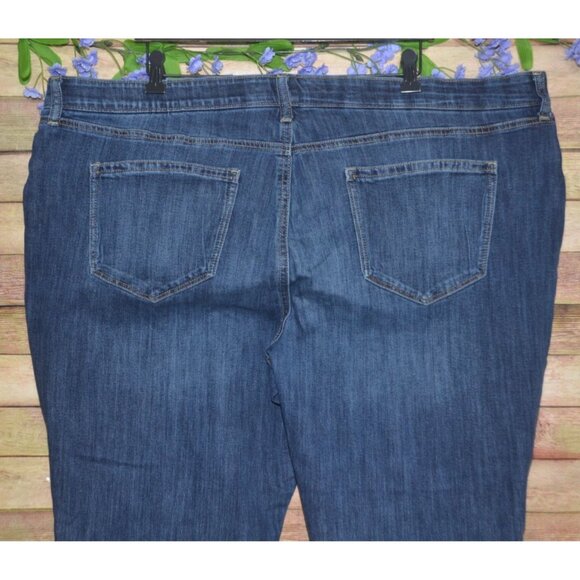 Sonoma Woman's PLUS Sized Distressed Skinny Leg Jeans Size 24W Stretch Comfort - Picture 5 of 9